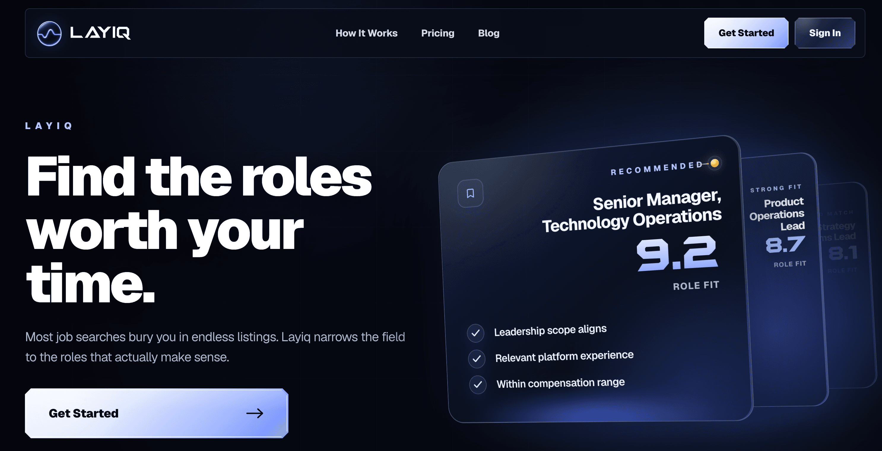 LAYIQ role-matching product preview