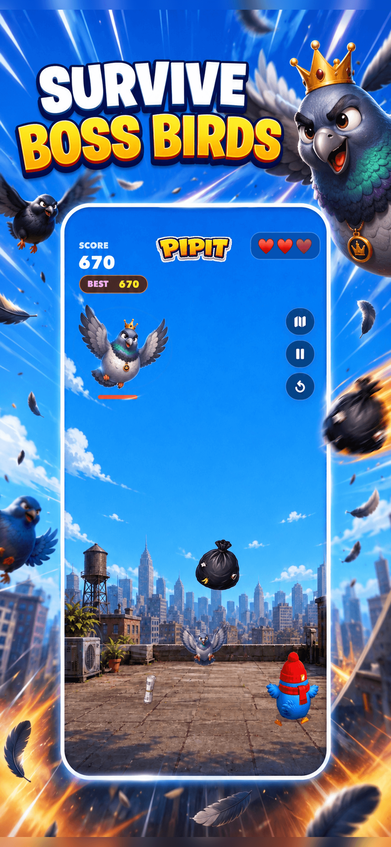 PIPIT boss stage screenshot