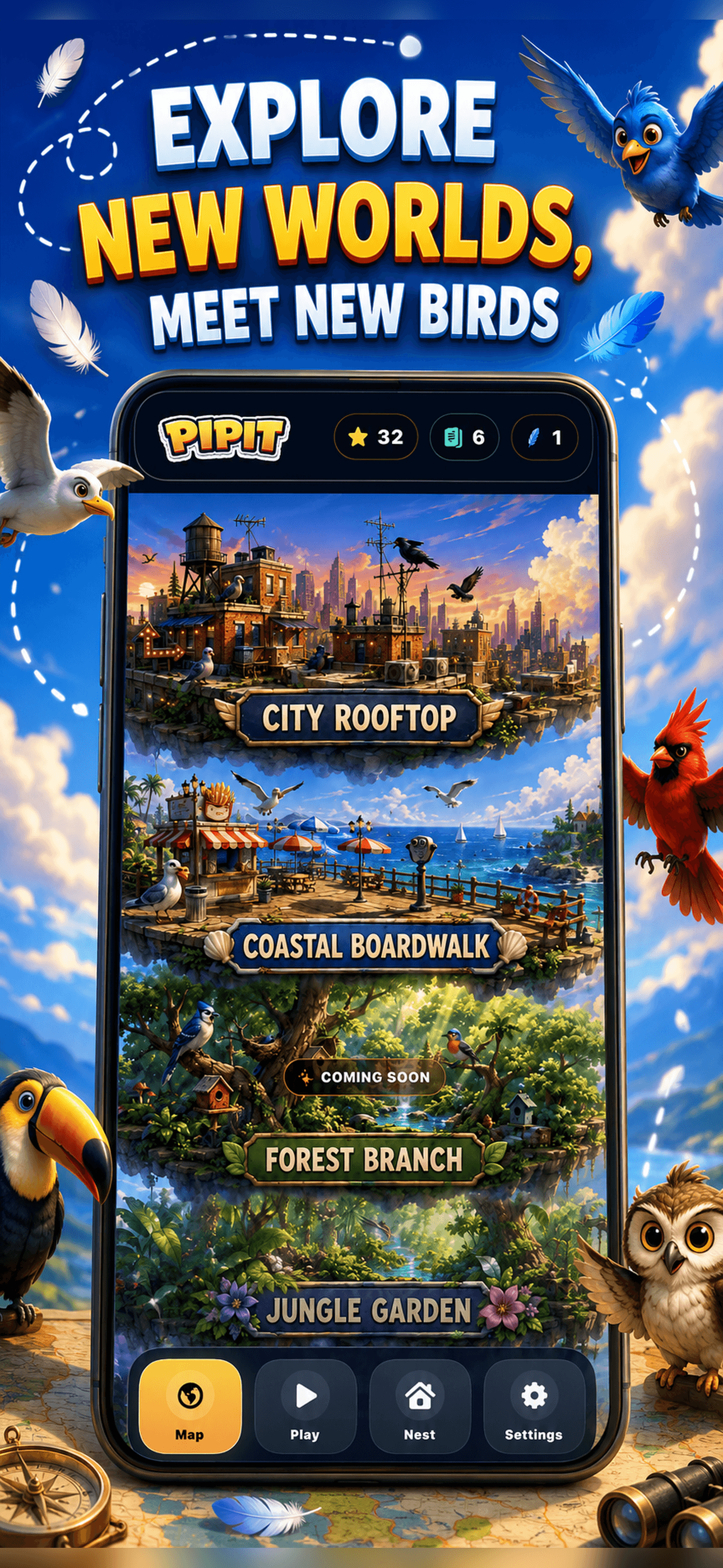 PIPIT world map screenshot